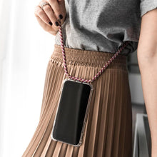 Charger l'image dans la galerie, Coque transparente rigide antichoc avec bandoulière de haute qualité pour Huawei 
