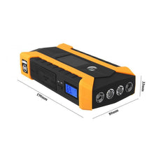 Charger l'image dans la galerie, Booster batterie de voiture multifonctions - 89800mAh 12V 4USB 600A Jump Starter 
