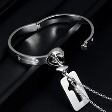 Charger l'image dans la galerie, Bracelet cur &amp; pendentif clé pour les couples - Jewelry Sets
