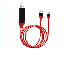 Charger l'image dans la galerie, Câble HDMI Fast-Link Pour iPhone/iPad &amp; iPod - 1.8M / Rouge - HDMI Câbles
