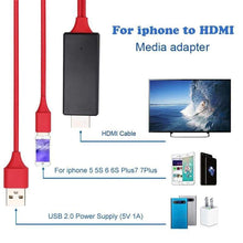 Charger l'image dans la galerie, Câble HDMI Fast-Link Pour iPhone/iPad &amp; iPod - HDMI Câbles
