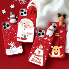 Charger l'image dans la galerie, Coque pour Noël en Silicone Haute Protection pour iPhone
