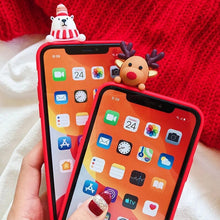 Charger l'image dans la galerie, Coque pour Noël en Silicone Haute Protection pour iPhone
