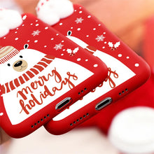 Charger l'image dans la galerie, Coque pour Noël en Silicone Haute Protection pour iPhone
