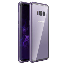 Charger l'image dans la galerie, coque à adsorption magnétique Pour Samsung S10 S10+ S10 lite - Samsung S10 / Violet-arriére transparent - Samsung Cases

