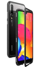 Charger l'image dans la galerie, COQUE À ADSORPTION MAGNÉTIQUE SUPER RÉSISTANTE POUR HUAWEI - P20 / Noir arrière transparent - Fitted Cases
