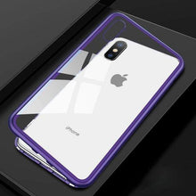 Charger l'image dans la galerie, Coque à Adsorption Magnétique Super Résistante Pour iPhone - Violet / For iPhone 7
