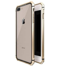 Charger l'image dans la galerie, Coque Antichoc en verre trempé 9H très haute protection Pour iPhone - iPhone 7 / Doré
