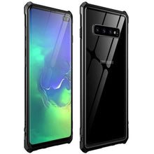 Charger l'image dans la galerie, Coque Antichoc en verre trempé 9H très haute protection Pour Samsung S10 S10+ S10 Lite - Samsung S10 / Noir
