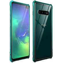 Charger l'image dans la galerie, Coque Antichoc en verre trempé 9H très haute protection Pour Samsung S10 S10+ S10 Lite - Samsung S10 / Vert
