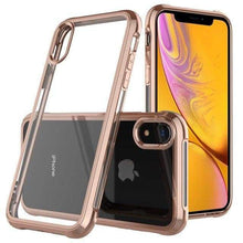 Charger l'image dans la galerie, Coque de luxe en chrome transparent haute protection pour iPhone - iPhone X / Doré
