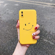 Charger l'image dans la galerie, Coque en plastique rigide avec Emoticones pour iPhone - iPhone XS Max / Modèle 04
