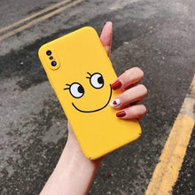 Charger l'image dans la galerie, Coque en plastique rigide avec Emoticones pour iPhone - iPhone XS Max / Modèle 05
