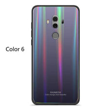 Charger l'image dans la galerie, Coque en verre trempé de luxe Arc-En-Ciel pour Huawei - Huawei P20 / Gris Arc En Ciel - Fitted Cases
