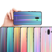Charger l'image dans la galerie, Coque en verre trempé de luxe Arc-En-Ciel pour Huawei - Fitted Cases
