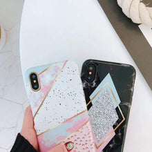 Charger l'image dans la galerie, Coque Haute Protection Avec Motif Marbre Pour iPhone - iPhone Cases
