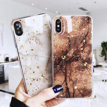 Charger l'image dans la galerie, Coque Haute Protection Avec Motif Marbre Pour iPhone - Half-wrapped Case
