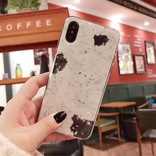 Charger l'image dans la galerie, Coque Haute Protection Avec Motif Marbre Pour iPhone - Half-wrapped Case

