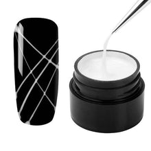 Charger l'image dans la galerie, Gel à ongles pour Dessin daraignée Semi permanent - Blanc - Nail Gel
