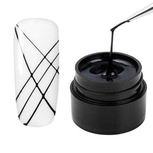Charger l'image dans la galerie, Gel à ongles pour Dessin daraignée Semi permanent - Noir - Nail Gel
