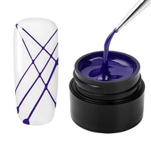 Charger l'image dans la galerie, Gel à ongles pour Dessin daraignée Semi permanent - Violet - Nail Gel
