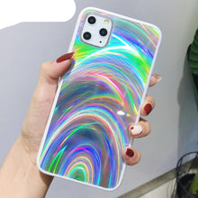 Charger l'image dans la galerie, Coque silicone de luxe Arc-En-Ciel pour iPhone
