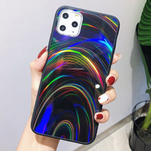 Charger l'image dans la galerie, Coque silicone de luxe Arc-En-Ciel pour iPhone
