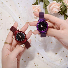 Charger l'image dans la galerie, Montre Ciel étoilé avec Bracelet en Mailles Aimant pour Femmes - Womens Watches
