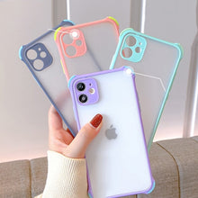 Charger l'image dans la galerie, Coque transparente mate anti-chute pour iPhone
