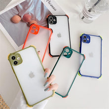 Charger l'image dans la galerie, Coque transparente mate anti-chute pour iPhone
