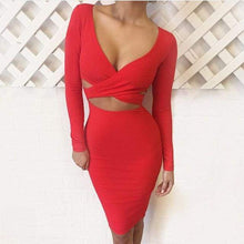 Charger l'image dans la galerie, ROBE MOULANTE - LIVRAISON GRATUITE - Red / S - Dresses
