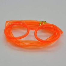 Charger l'image dans la galerie, Soft Plastic Straw Glasses Flexible Drinking Tube For Kids - Orange
