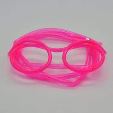 Charger l'image dans la galerie, Soft Plastic Straw Glasses Flexible Drinking Tube For Kids - Rose
