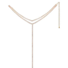 Charger l'image dans la galerie, Strass paillette doré argenté élégant ras du cou - Choker Necklaces
