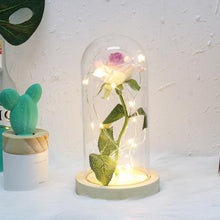Charger l'image dans la galerie, Rose Enchantée Artificielle Artificial &amp; Dried Flowers Beige violet 
