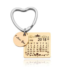 Charger l'image dans la galerie, Porte clé calendrier personnalisé Key Chains Or M005 
