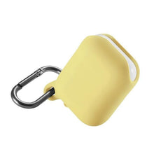 Charger l'image dans la galerie, 4en1 Étui silicone étanche pour Airpods Écouteurs Jaune 
