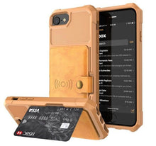 Charger l'image dans la galerie, Coque portefeuille en cuir PU haute protection Fitted Cases iPhone 6 6S Jaune 
