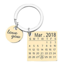 Charger l'image dans la galerie, Porte clé calendrier personnalisé Key Chains Or M004 
