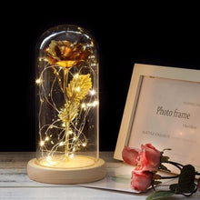 Charger l'image dans la galerie, Rose Enchantée Artificielle Artificial &amp; Dried Flowers Or 
