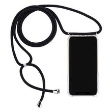 Charger l'image dans la galerie, Coque transparente rigide antichoc avec bandoulière de haute qualité pour Samsung Samsung Cases S8 Noir 
