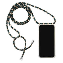 Charger l'image dans la galerie, Coque transparente rigide antichoc avec bandoulière de haute qualité pour Samsung Samsung Cases S8 Vert Beige 
