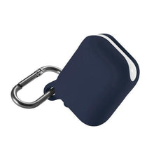 Charger l'image dans la galerie, 4en1 Étui silicone étanche pour Airpods Écouteurs Bleu 
