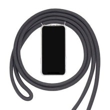 Charger l'image dans la galerie, Coque transparente rigide antichoc avec bandoulière de haute qualité pour Samsung Samsung Cases S8 Gris foncé 
